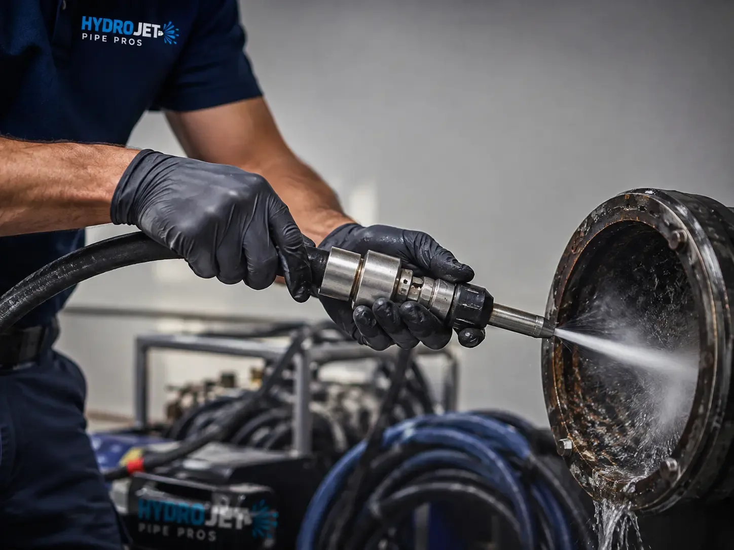 Hydro Jet Pipe Descaling in Commerce, TX